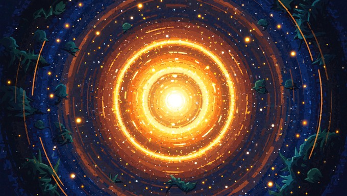 Free Golden Pixel Explosion Image - Explosion, Pixel, Art | Download at ...