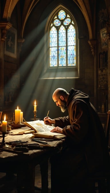 Free Monk Illuminating Manuscripts Image - Monk, Medieval, Gothic ...