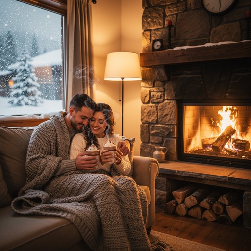 Cold Spring Romantic Free Cozy Winter Romance Image - Couple, Romance, Fireplace | Download ...
