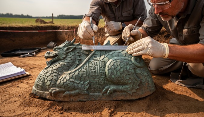 Dragón Inscription Free Ancient Dragon Discovery Image - Archaeology, Dragon, Bronze ...