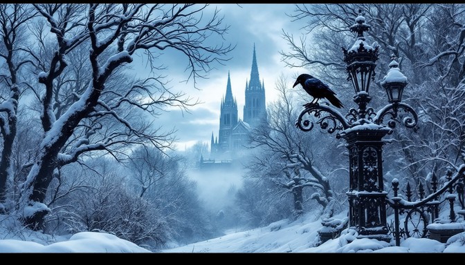 Free Gothic Winter Cathedral Image | Download at StockCake
