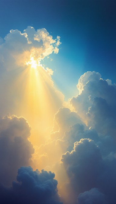 Free Heaven Meets Earth Image - Sunbeams, Clouds, Sky | Download at ...