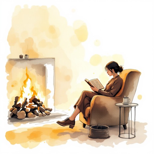 Fireside Rocking Chair Reading Free Cozy Fireside Reading Image - Fireplace, Armchairs, Cozy ...