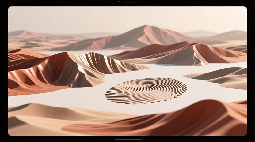 Finger Ridge Example Topography Free Fingerprint Terrain Sculpture Photo - Fingerprint, Topographic ...