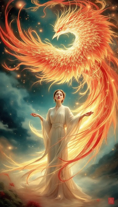 Free Phoenix and Priestess Image - Phoenix, Woman, Priestess | Download ...