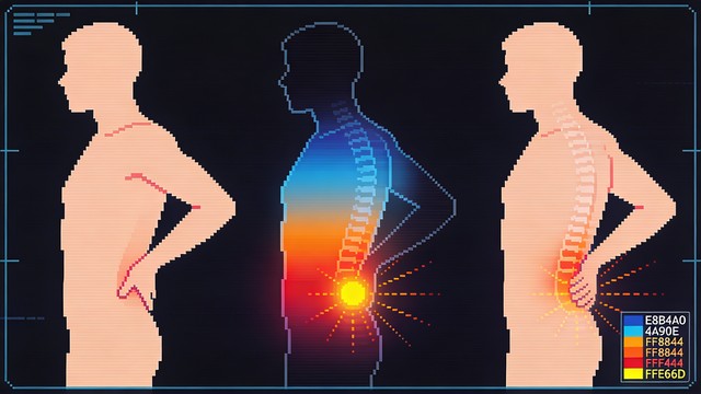 Pain Background Pattern Free Back Pain Visualization Image - Medical, Illustration, Pixelart ...