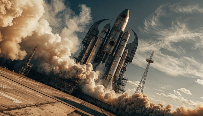 Free Retro Rocket Launch Image - Rocket, Launch, Vintage | Download at ...