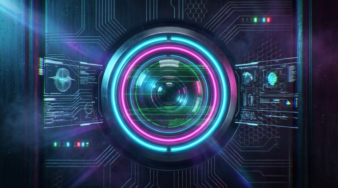 Free Cyberpunk Security Lens Image - Cyberpunk, Futuristic, Neon ...