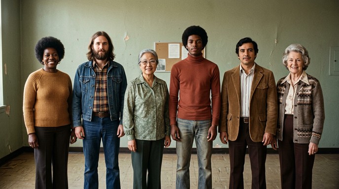 Free Seventies Community Portrait Image - Vintage, 1970s, Retro ...