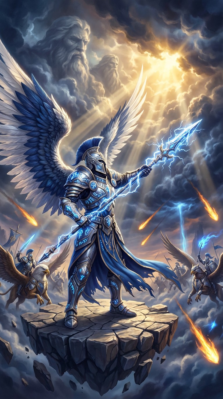 Free Celestial Warrior Rising Image - Warrior, Wings, Angel | Download ...