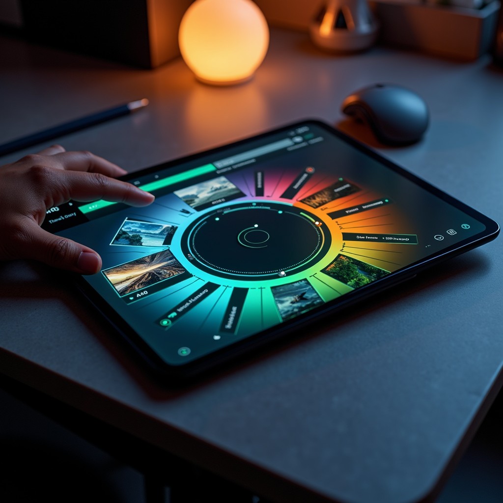 Free Circular Timeline Interface Image - Digital, Interface, Circular ...