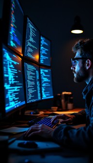 Free Midnight Code Master Image - Programming, Developer, Coding ...