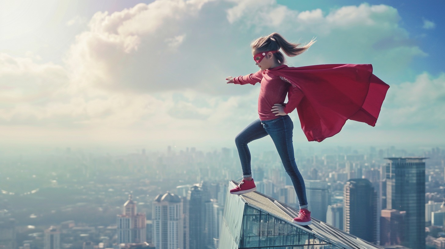 Free Heroic Stance Aloft Image - Superhero, Child, Cape | Download at ...