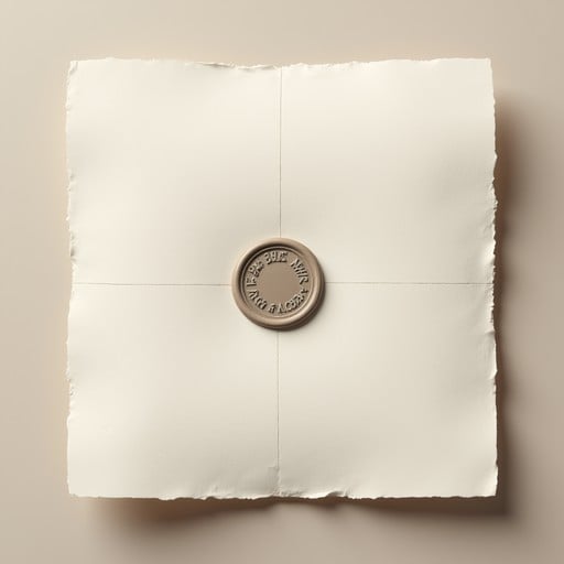 Free Sealed Ivory Document Image - Minimalist, Seal, Embossed ...