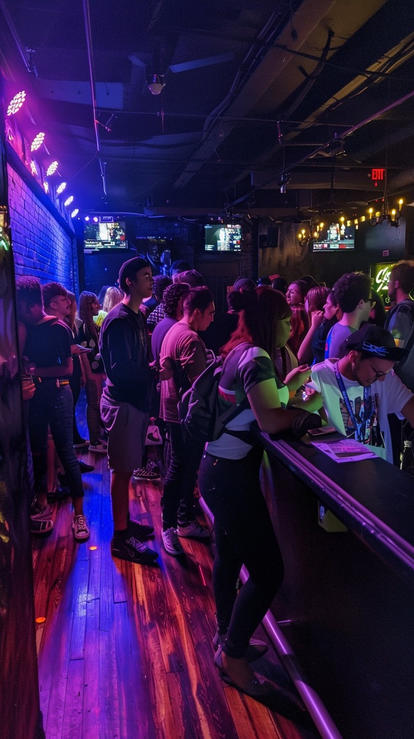 Track Bar Scene Free Vibrant Bar Scene Image - Nightlife, Bar, Socializing | Download ...