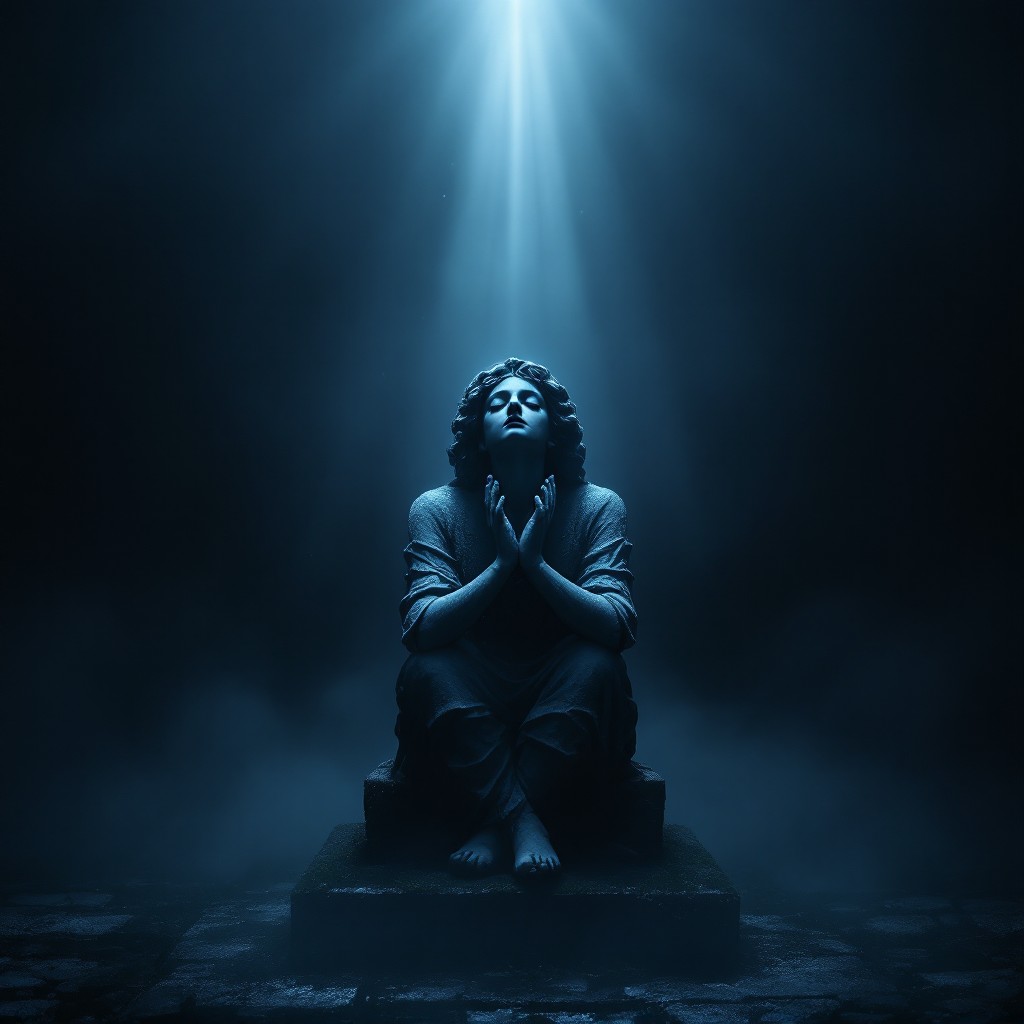 Free Peaceful Angel Contemplation Image - Angel, Statue, Gothic ...