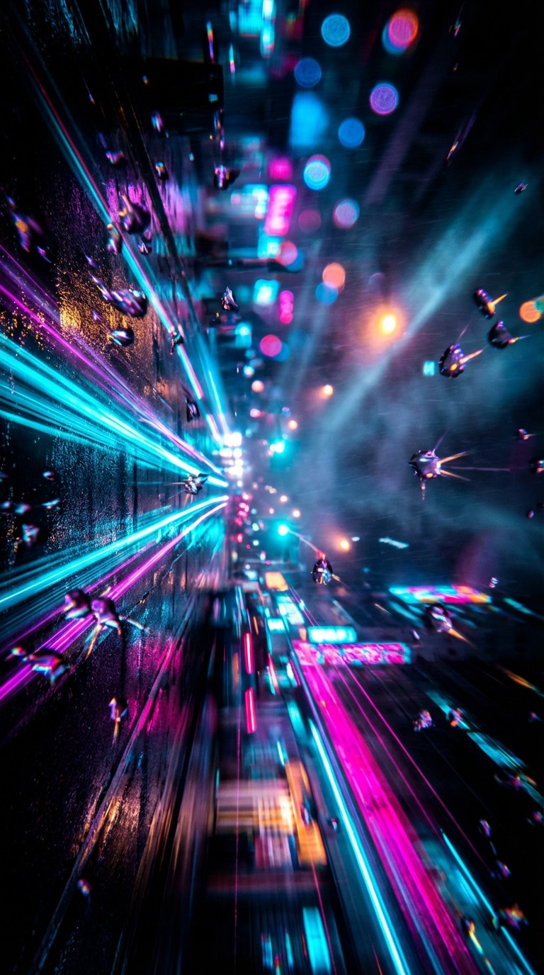 Free Neon Motion Blur Image - Cyberpunk, Neon, Abstract | Download at ...