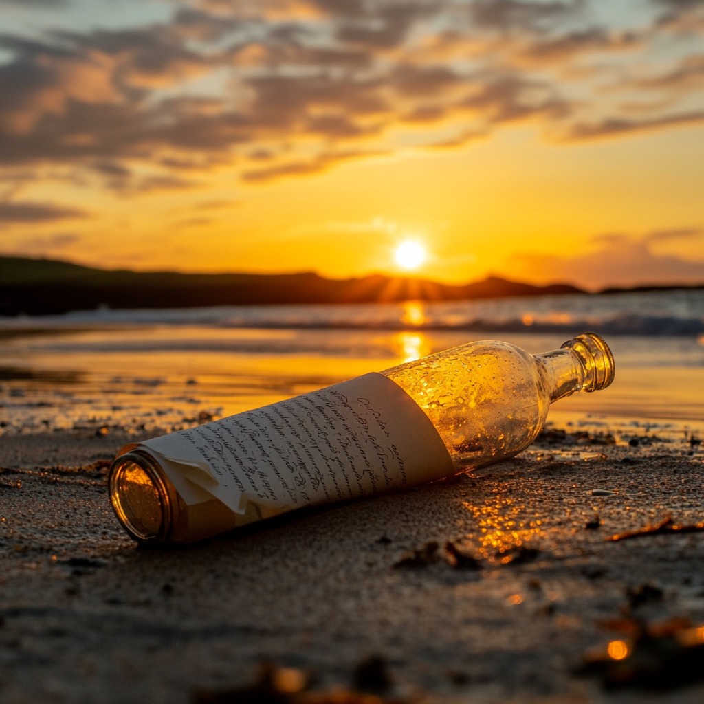 Free Sunset Bottle Beach Image - Sunset, Beach, Bottle | Download at ...