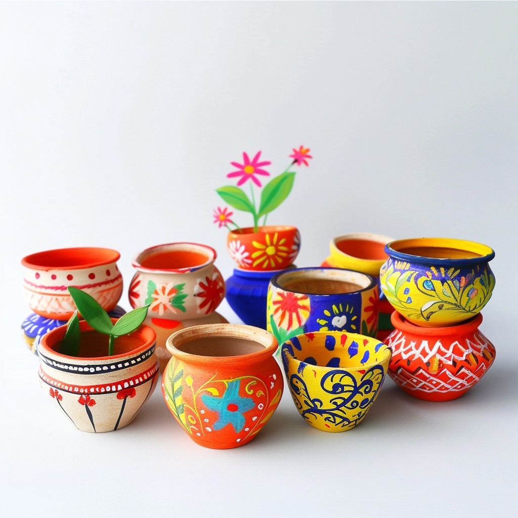 Free Colorful Ceramic Pots Image - Ceramic, Pottery, Colorful ...