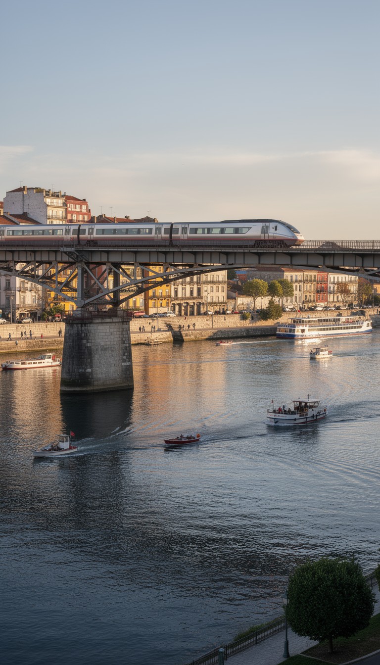 Free Train Over Water Image - Train, Bridge, River | Download at StockCake