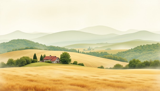 Free Serene Countryside Vista Image | Download at StockCake