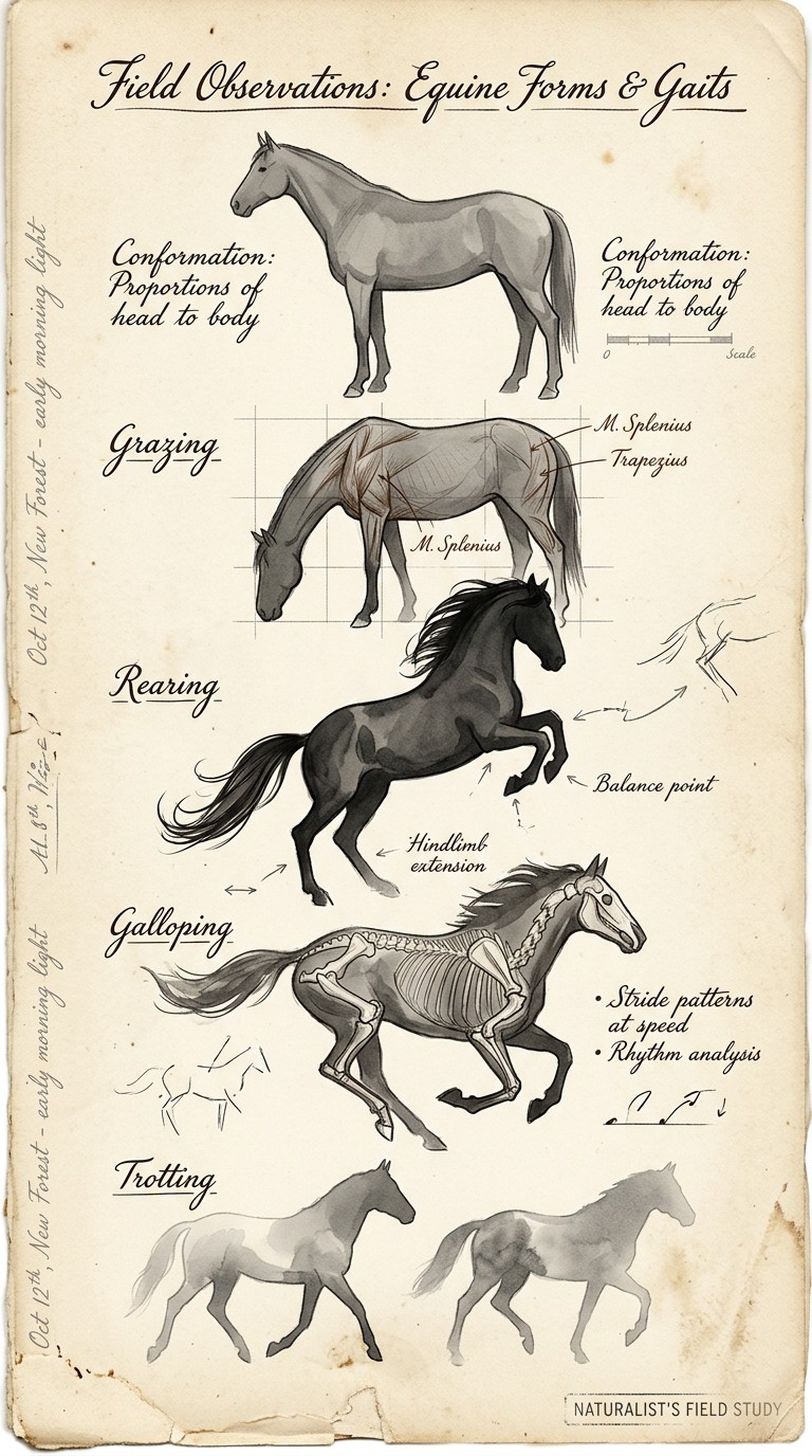Equine Graph Free Equine Movement Studies Image - Horse, Equine, Sketch | Download ...
