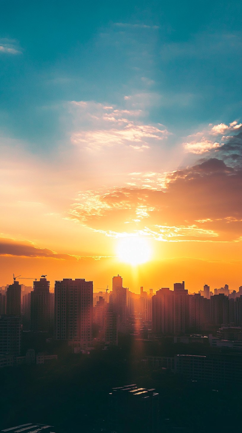 Free Sunset City Horizon Image - Sunset, City, Skyline | Download at ...