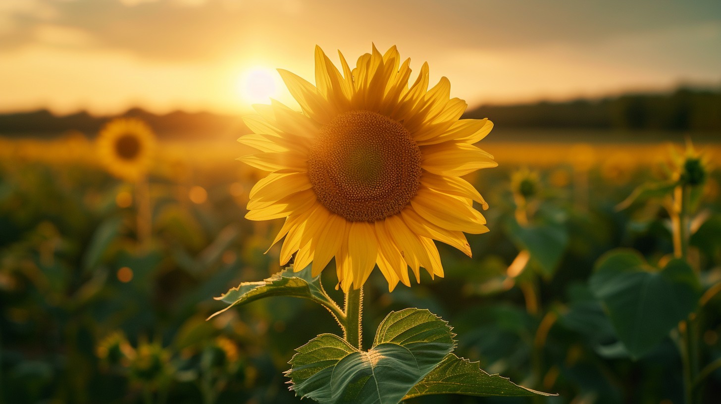 Free Sunset Sunflower Field Image - Sunflower, Sunset, Field | Download ...