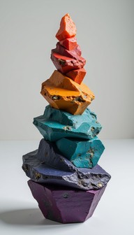 Free Colorful Rock Tower Image - Rocks, Minerals, Stacked | Download at ...