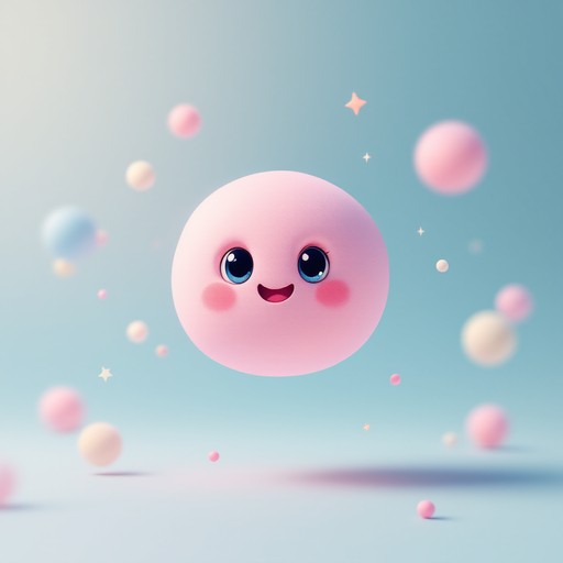 Pink Joy Color Free Floating Pink Joy Image - Kawaii, Pink, Sphere | Download at StockCake