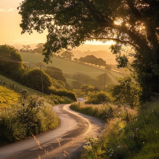 Free Sunset rural path Image - Sunset, Countryside, Road | Download at ...