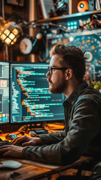 Free Focused Software Developer Image - Software, Developer, Coding ...