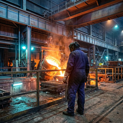 Free Steel Furnace Worker Image - Steelworker, Factory, Furnace ...