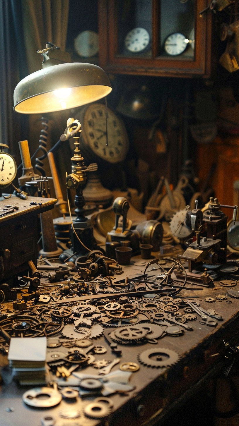 Free Vintage Watchmaker's Bench Image - Vintage, Watchmaker, Gears ...