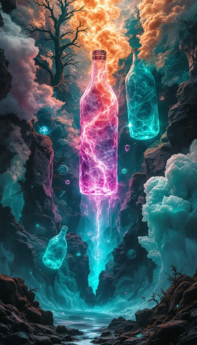 Free Mystical Bottle Portal Image - Surreal, Fantasy, Bottle | Download ...