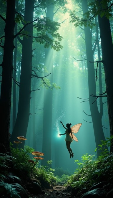 Free Enchanting Fairy Silhouette Image | Download at StockCake