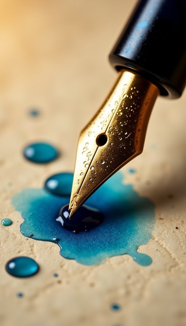 Free Ink Meets Paper Image - Calligraphy, Ink, Pen | Download at StockCake