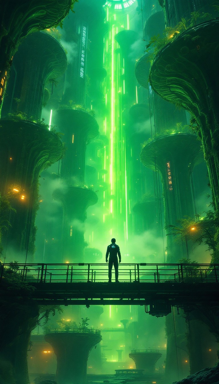 Free Alien Facility Operations Image - Bioluminescent, Sci-fi ...
