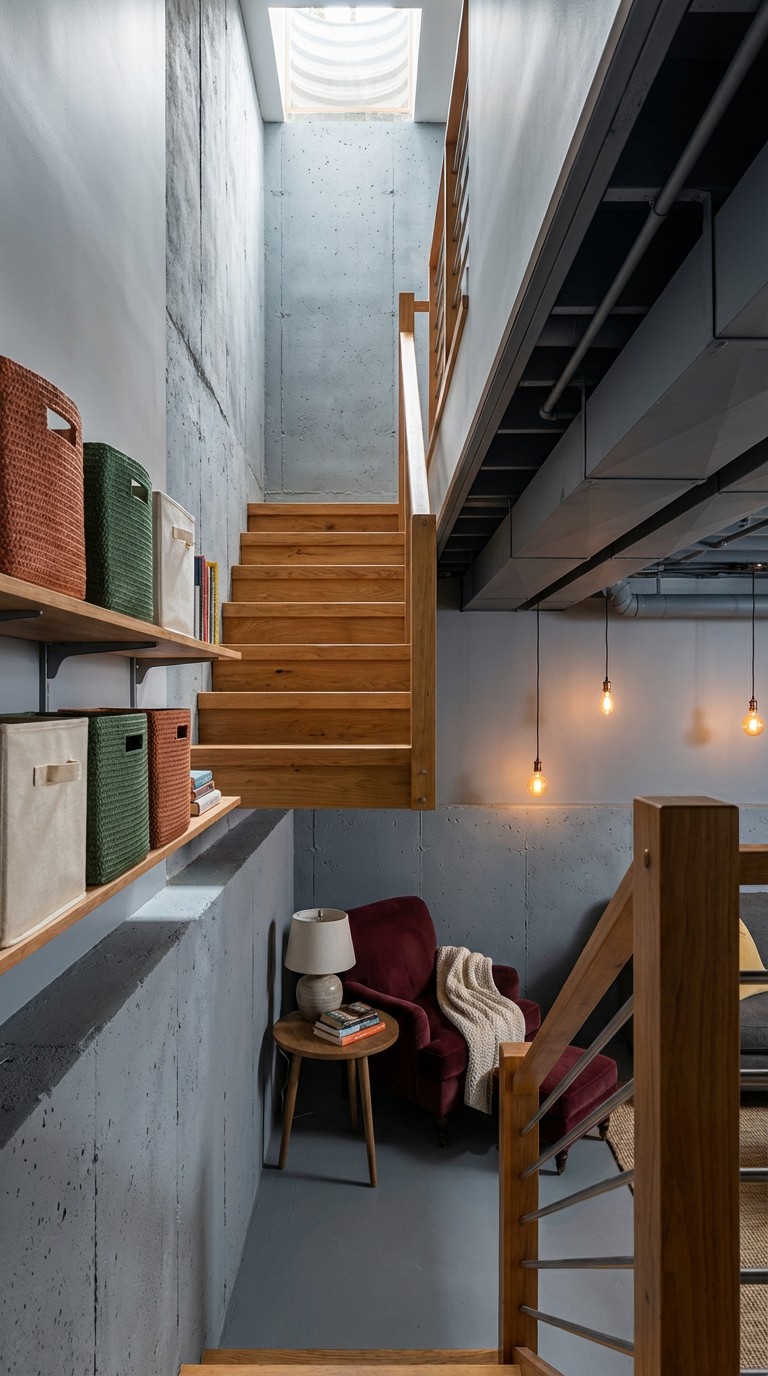 Free Modern Basement Transformation Image - Basement, Renovation ...
