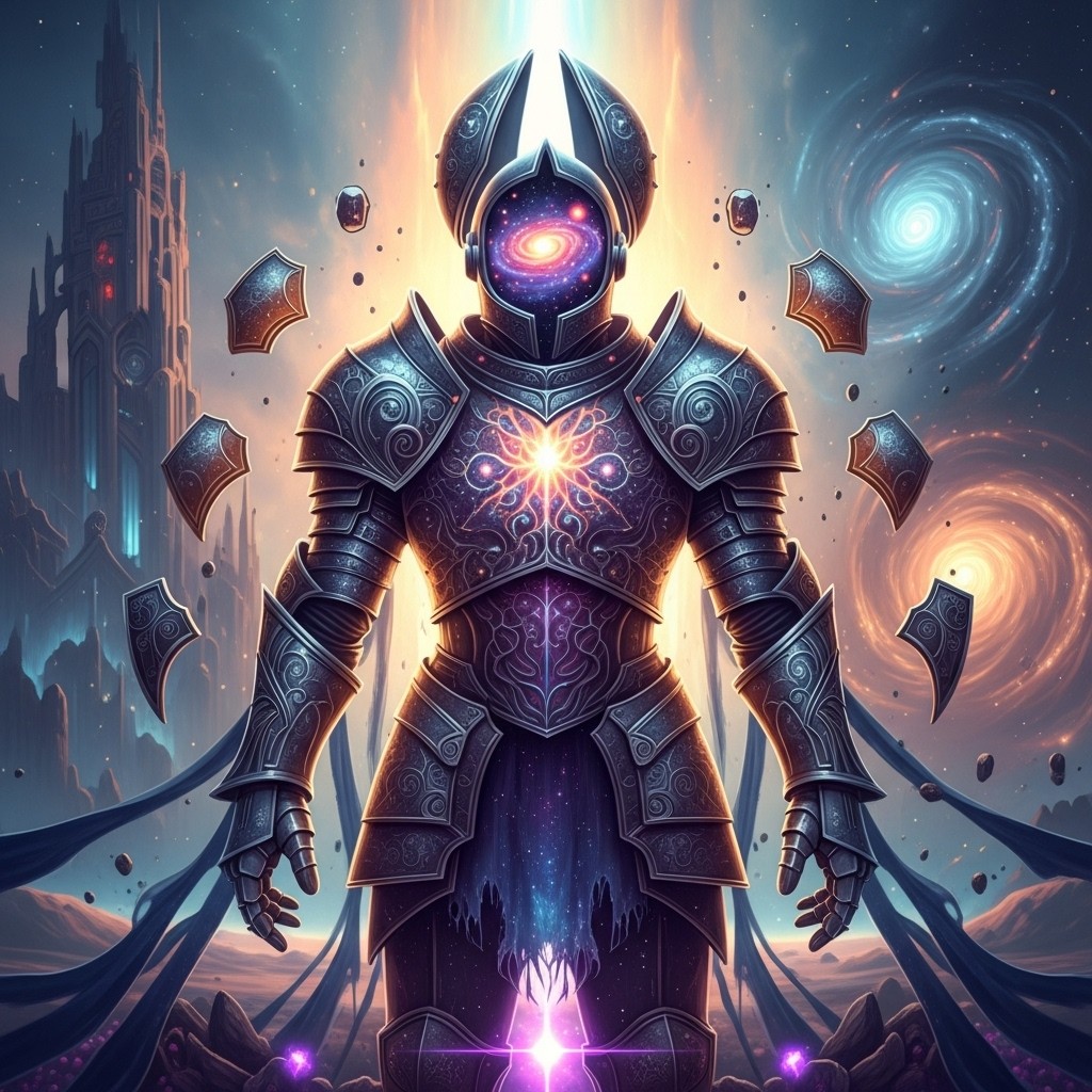 Free Cosmic Guardian Knight Image - Knight, Cosmic, Ethereal | Download ...