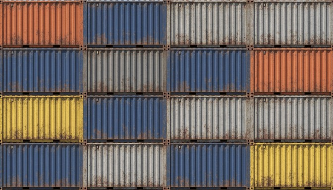 Steel Container Surface Free Weathered Container Textures Image - Industrial, Shipping ...