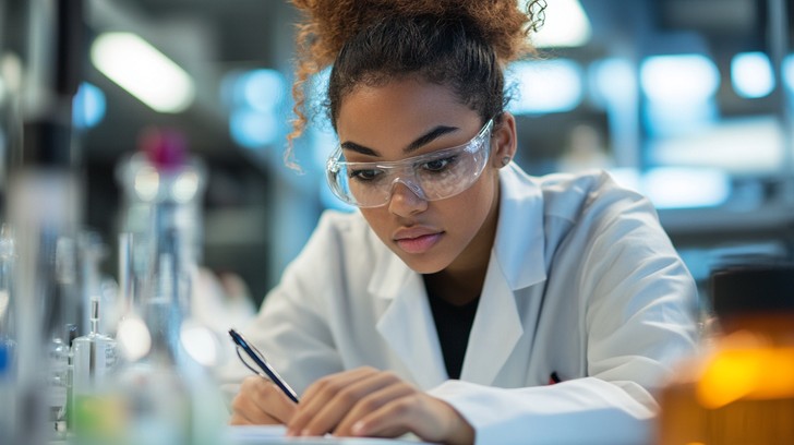 Scientist Routine Free Scientist taking notes Image - Scientist, Laboratory, Notebook ...