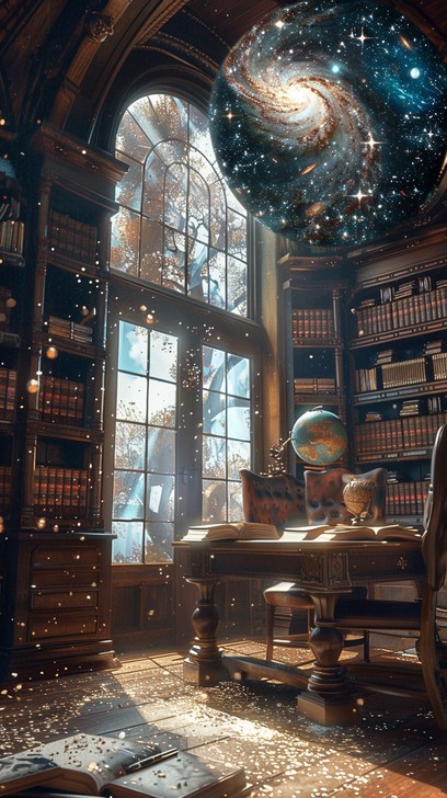 Free Cosmic Library View Image - Library, Cosmos, Futuristic | Download ...