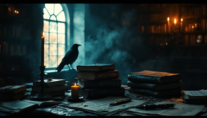 Raven Lib Free Raven Library Mystery Image - Raven, Library, Gothic | Download at ...