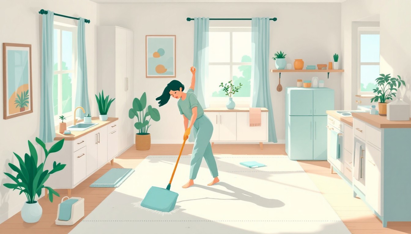 Basic Cleaning Animation Free Cleaning Flow Motion Image - Housekeeping, Cleaning, Illustration ...