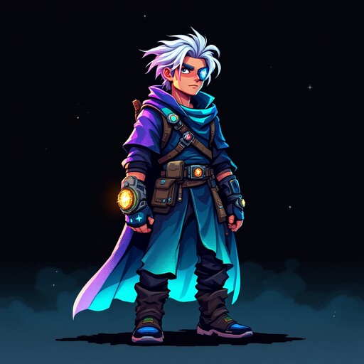 Free Cosmic Pixel Adventurer Image - Pixel, Art, Character | Download ...