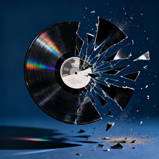 Explodeing Record Free Shattered Vinyl Explosion Image - Vinyl, Shattered, Record ...