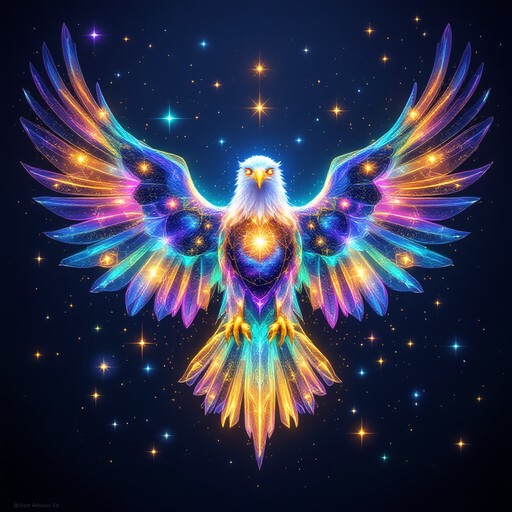 Free Celestial Eagle Guardian Image - Eagle, Fantasy, Crystal ...