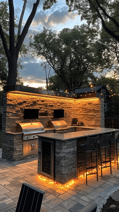 Free Outdoor Kitchen Evening Image - Outdoor, Kitchen, Evening ...