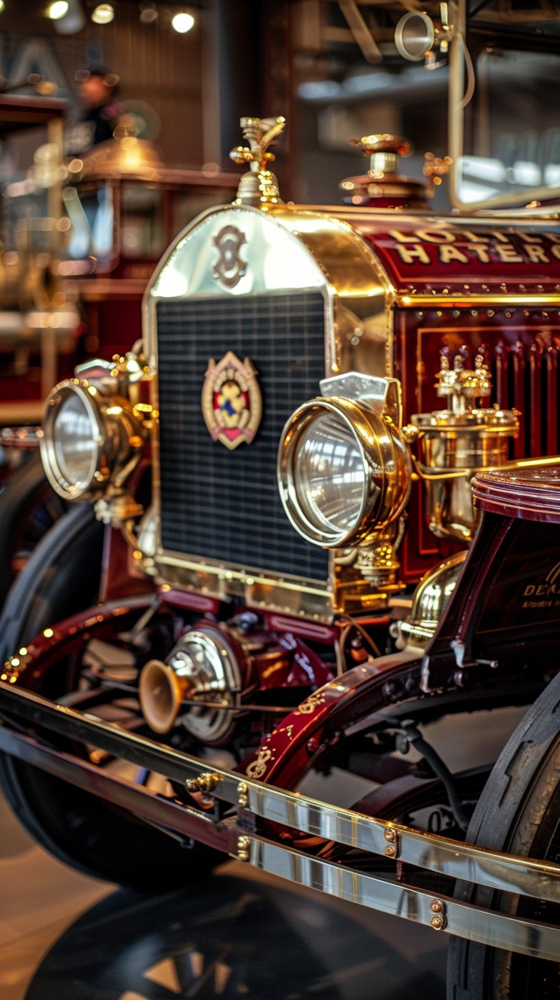Free Vintage fire engine Image - Vintage, Firetruck, Brass | Download ...